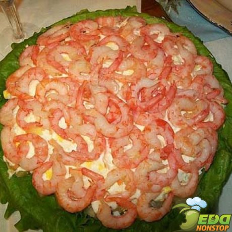 Салат креветки с сыром и ананасом рецепт с Салат креветки с сыром и ананасом рецепт с