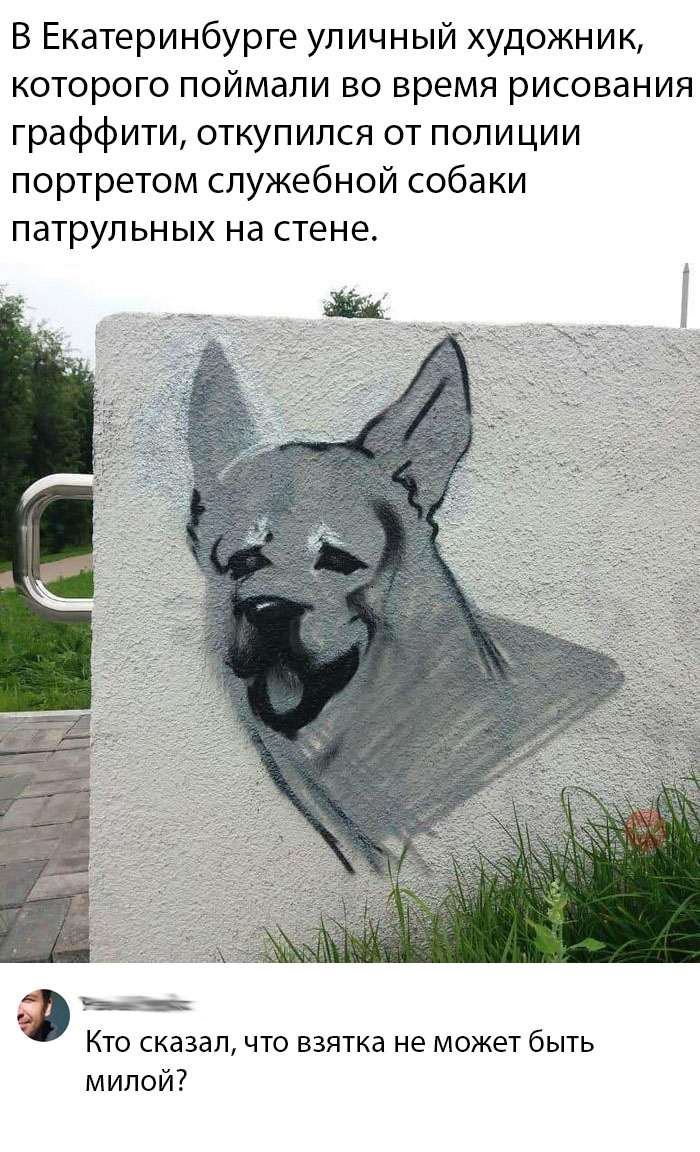 Рисунок граффити собака