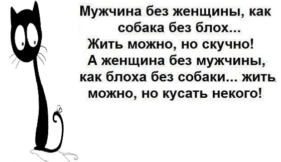 Прикольные открытки мужчина без женщины