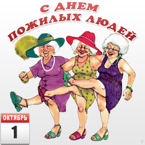 Поздравление, день пожилого человека картинки смешные