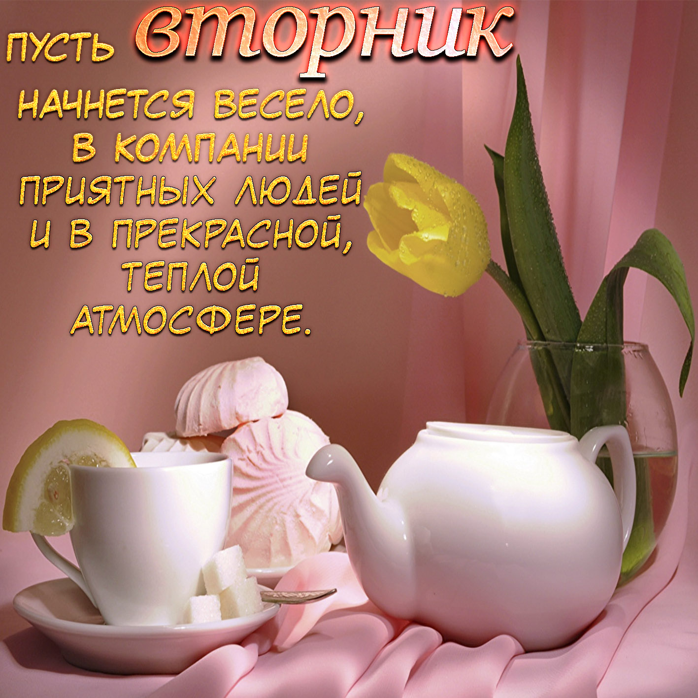 Марта открытки, открытка удивительного вторника