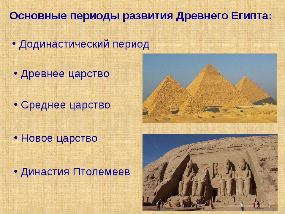 Зарождение цивилизации древнего Египта. Периоды египетской истории. Периоды развития Египта. Исторические периоды древнего Египта.